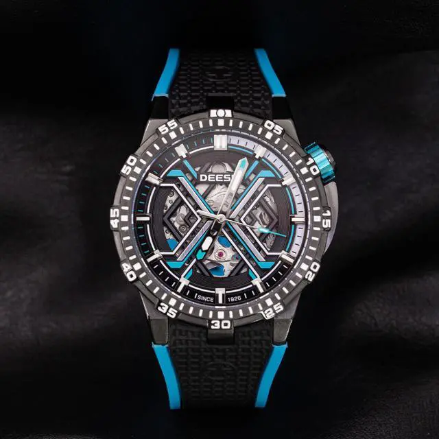 Alt view image 2 of 4 - DEESIO Watches for Men, 43mm Automatic Mechanical Watch for Men 50 Meter Diving Depth Sport Luminous Sapphire Mens Watch Calendar Luxury Fashion Waterproof, Mechanical Watch