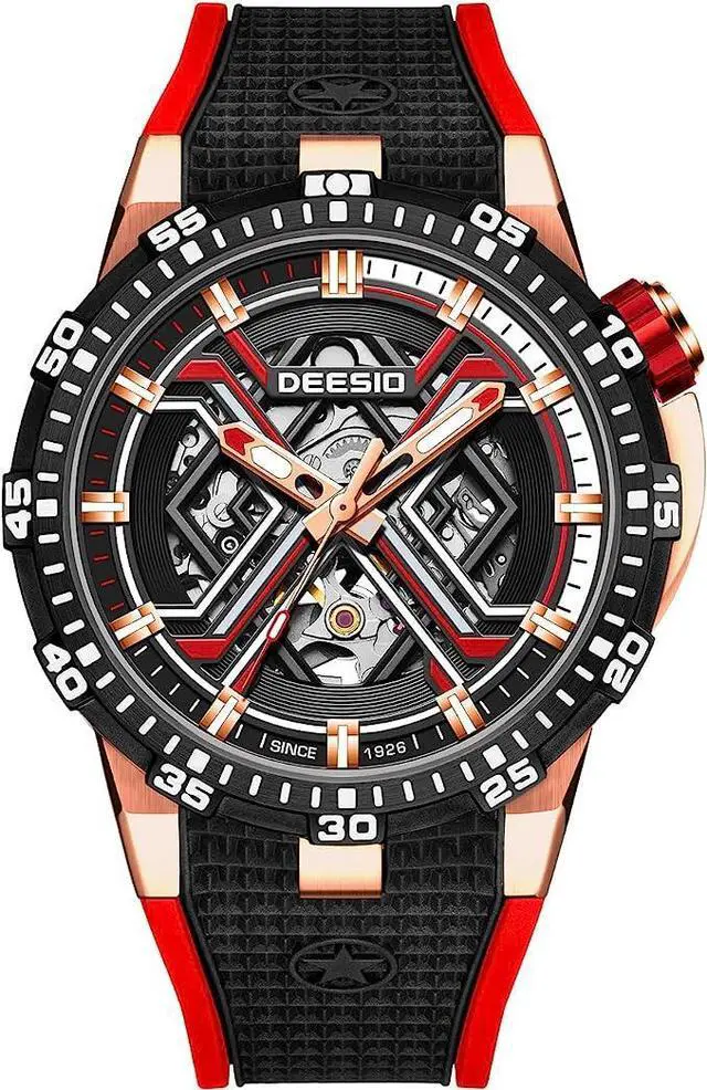Main image of DEESIO Automatic Watch for Men Men's Watches Analog Automatic Mechanical Watches Self-Winding Mechanical Wrist Watch Luxury Business