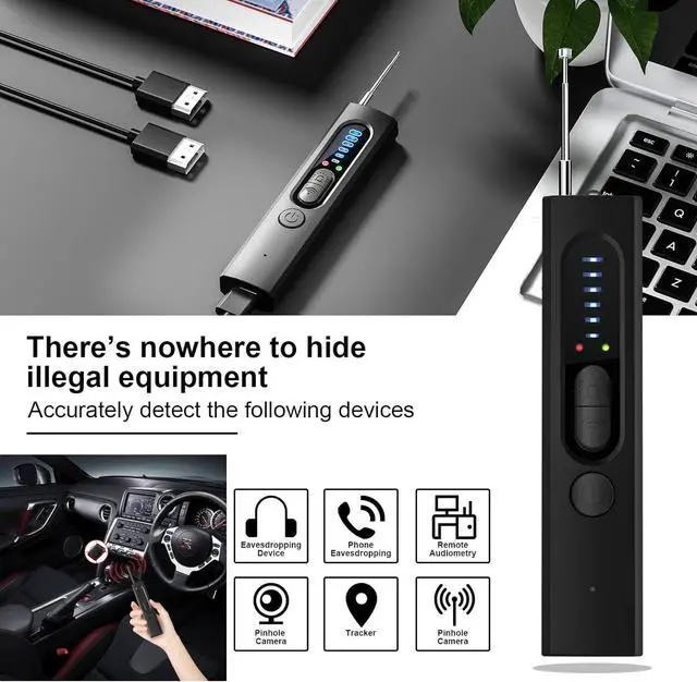 Main image of LAIRLUX Hidden Device GPS Detector, Privacy Protector, RF Wireless Signal Scanner for Hotels Office Home Travel, 5 Levels Sensitivity