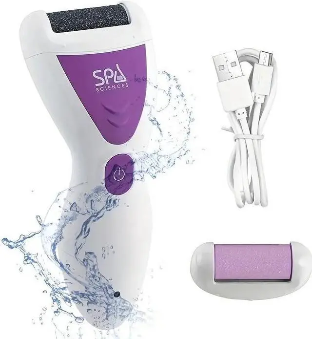 Main image of Lairlux Powerful Pedicure Tool Electric Callus Smoother For Removing Hard, Dry, Cracked Skin/Calluses On Feet-Rechargeable, Includes 2 Grinding Heads