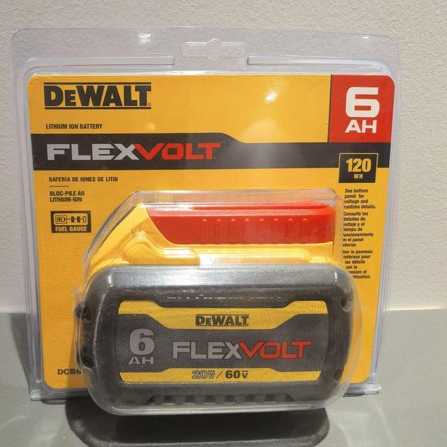 Dewalt DCB606 20V-60V MAX FLEXVOLT 6 Ah Lithium-Ion Battery