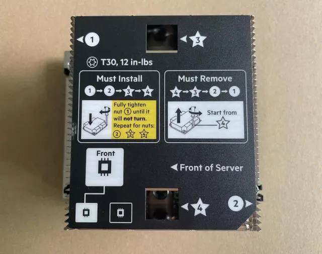 Alt view image 2 of 4 - HPE 873081-001 Synergy 480 Gen10 front heatsink 871313-001 874086-001