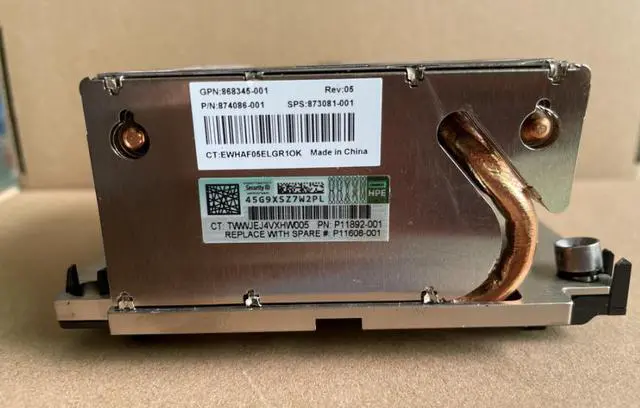 Main image of HPE 873081-001 Synergy 480 Gen10 front heatsink 871313-001 874086-001