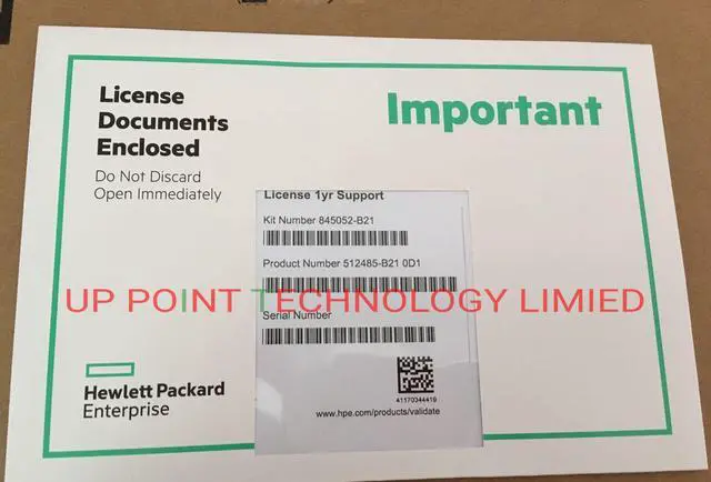 Alt view image 2 of 3 - 512485-B21 HPE iLO Advanced 1 Server License with 1yr 24x7 Tech Support