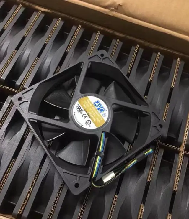 Alt view image 2 of 4 - Original AVC DS12025B12H fan 120*120*25mm 12V 0.75A 12CM 4pin PWM #M730 QL