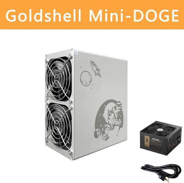 Alt view image 6 of 12 - Goldshell MINI-DOGE Miner 185MH/S 235W (500W PSU and US. Cord Included) DOGE & LTC Miner Low Noise Small Household Litecoin Mining Machine Better than BITMAIN ANTMINER L3 S9 S11 S17 S19 T17
