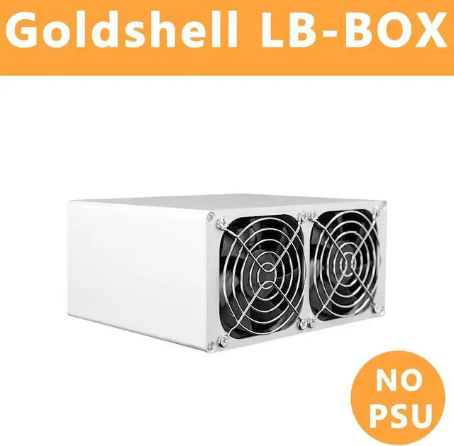 Alt view image 3 of 6 - Goldshell LB-BOX Miner 175GH/S 162W (Withou PSU) LBRY Credits Miner Low Noise Small Household Mining Machine Better than BITMAIN ANTMINER L3 L7 S9 S11 S17 S19 T17 E9