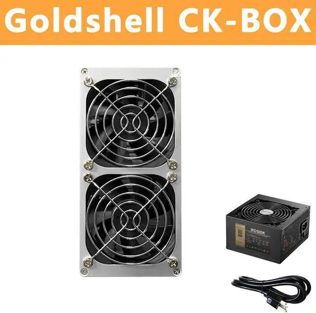 Alt view image 6 of 8 - Goldshell CK-BOX Miner 1050GH/S 215W ( 500W PSU and US. Cord Included ) Nervos CKB Miner Low Noise Small Household Mining Machine Asic Miner Better than Bitmain Antminer L3 L7 S9 S11 S17 S19 T17 E9