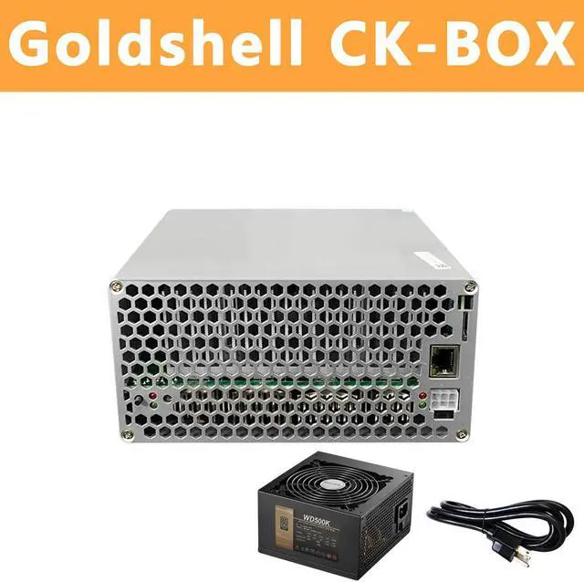 Alt view image 5 of 8 - Goldshell CK-BOX Miner 1050GH/S 215W ( 500W PSU and US. Cord Included ) Nervos CKB Miner Low Noise Small Household Mining Machine Asic Miner Better than Bitmain Antminer L3 L7 S9 S11 S17 S19 T17 E9