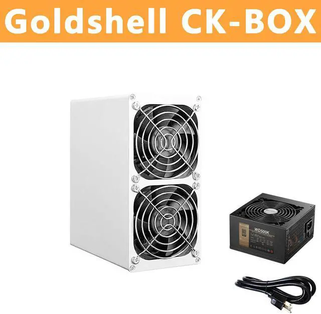 Alt view image 3 of 8 - Goldshell CK-BOX Miner 1050GH/S 215W ( 500W PSU and US. Cord Included ) Nervos CKB Miner Low Noise Small Household Mining Machine Asic Miner Better than Bitmain Antminer L3 L7 S9 S11 S17 S19 T17 E9