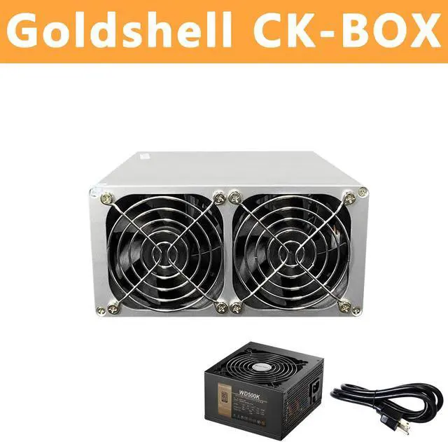 Alt view image 4 of 8 - Goldshell CK-BOX Miner 1050GH/S 215W ( 500W PSU and US. Cord Included ) Nervos CKB Miner Low Noise Small Household Mining Machine Asic Miner Better than Bitmain Antminer L3 L7 S9 S11 S17 S19 T17 E9