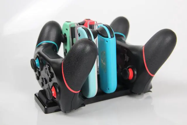 Alt view image 6 of 6 - GAME’NIR Controller Charger Dock MAX for Nintendo Switch, Nintendo Switch OLED, Nintendo Switch lite, Gamepad Dock Station, Joy con, NS Pro Controller, Switch Accessories, Gameing PC, Steam Controller