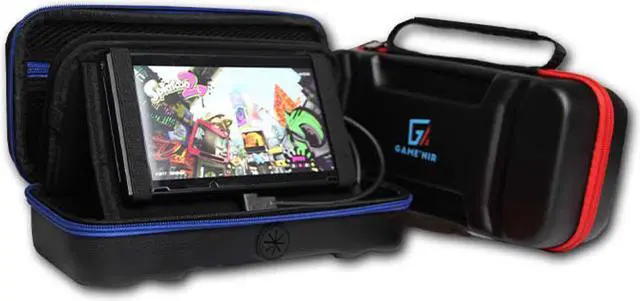 Main image of GAME'NIR Hard Carrying Case with Playstand for Nintendo Switch, Nintendo Switch lite, Switch Accessories, NS Switch Console, Joy con, Switch Games, Hard Drive Storage Case, Switch Charger, Holder