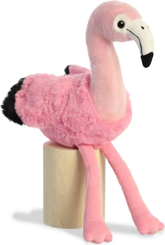 Alt view image 4 of 7 - Aurora® - Medium Pink Eco Nation - 9.5" Flamingo - Eco-Friendly Stuffed Animal