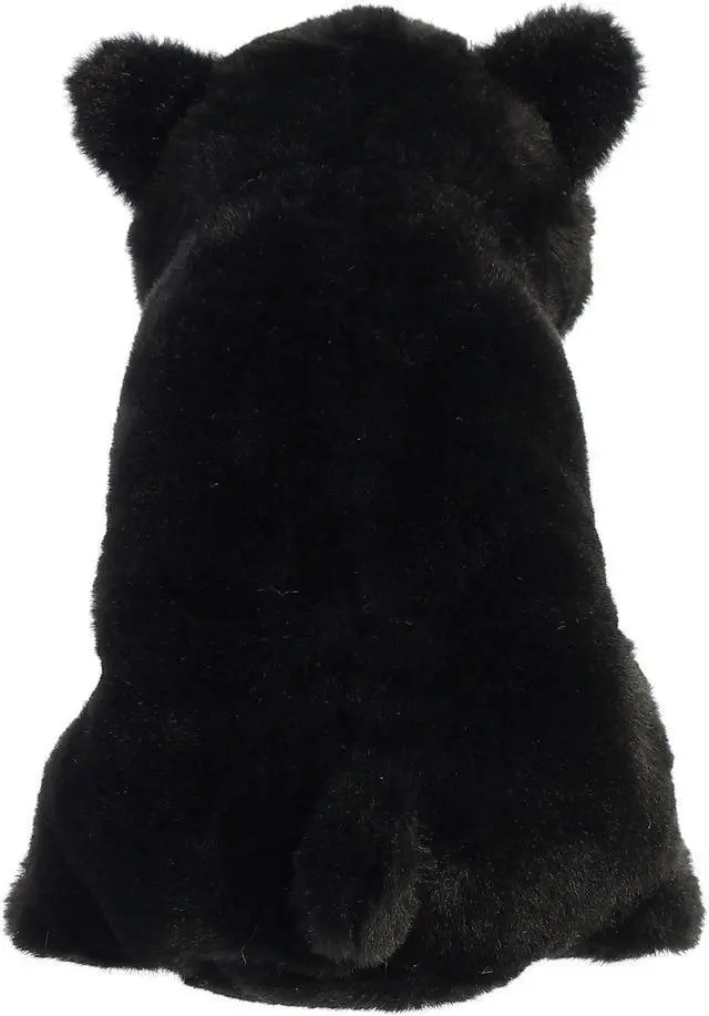 Alt view image 6 of 7 - Aurora® - Medium Black Eco Nation - 9.5" Black Bear - Eco-Friendly Stuffed Animal
