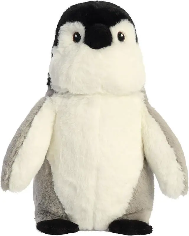 Alt view image 3 of 7 - Aurora® - Medium Gray Eco Nation - 9.5" Penguin - Eco-Friendly Stuffed Animal