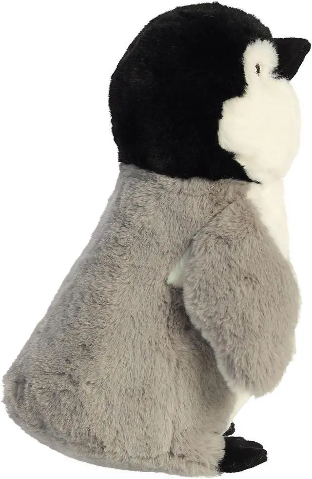 Alt view image 5 of 7 - Aurora® - Medium Gray Eco Nation - 9.5" Penguin - Eco-Friendly Stuffed Animal
