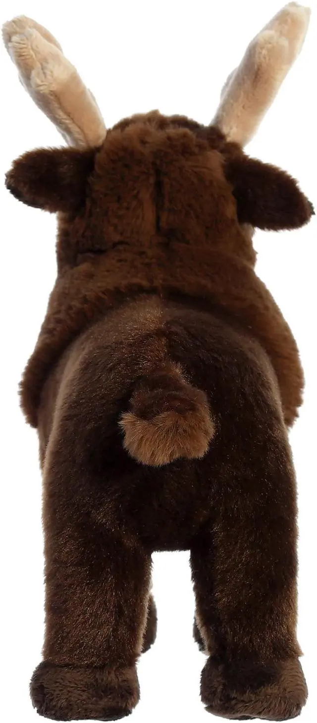 Alt view image 5 of 6 - Aurora® - Medium Brown Eco Nation - 10" Moose - Eco-Friendly Stuffed Animal