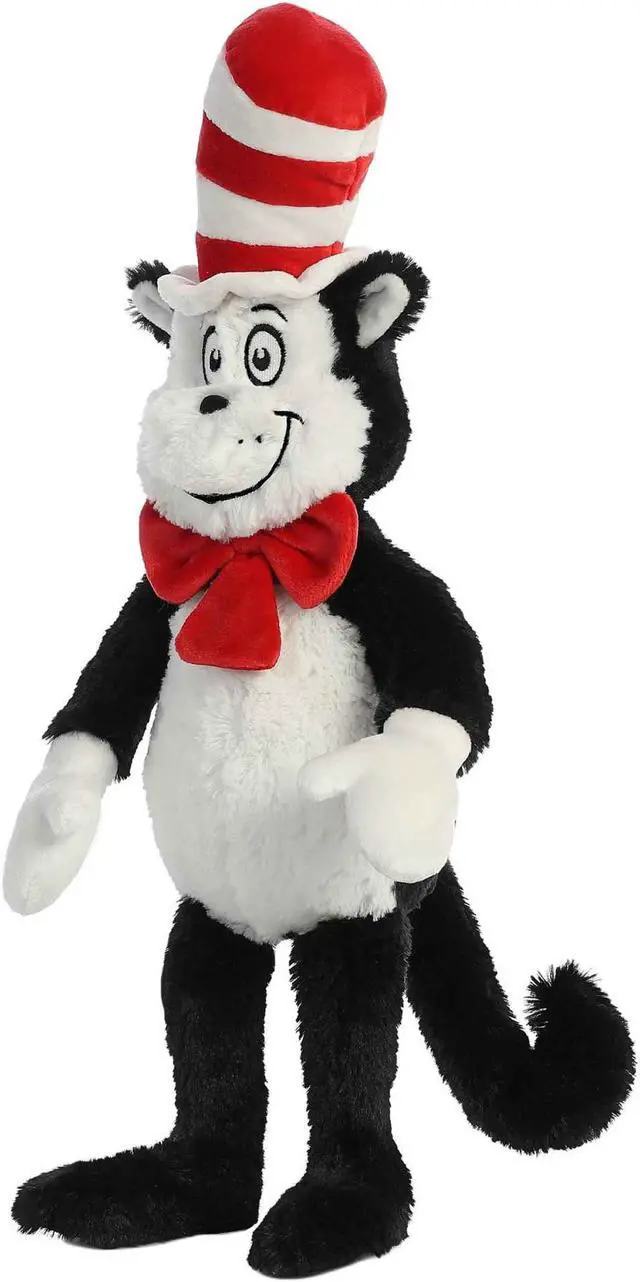 Alt view image 5 of 7 - Aurora® - Large Multi-Color Dr. Seuss - 18" Cat In The Hat - Whimsical Stuffed Animal