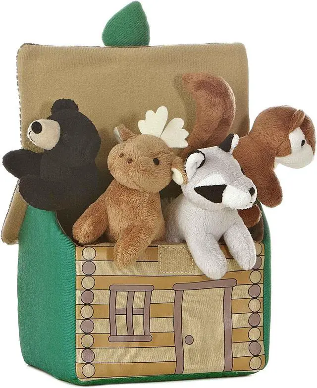 Alt view image 5 of 6 - ebba - Small Multicolor Baby Talk - 7" My Forest Friends - Engaging Baby Stuffed Animal