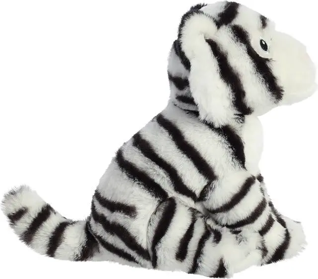 Alt view image 5 of 7 - Aurora® - Small White Eco Nation - 9" White Tiger - Eco-Friendly Stuffed Animal