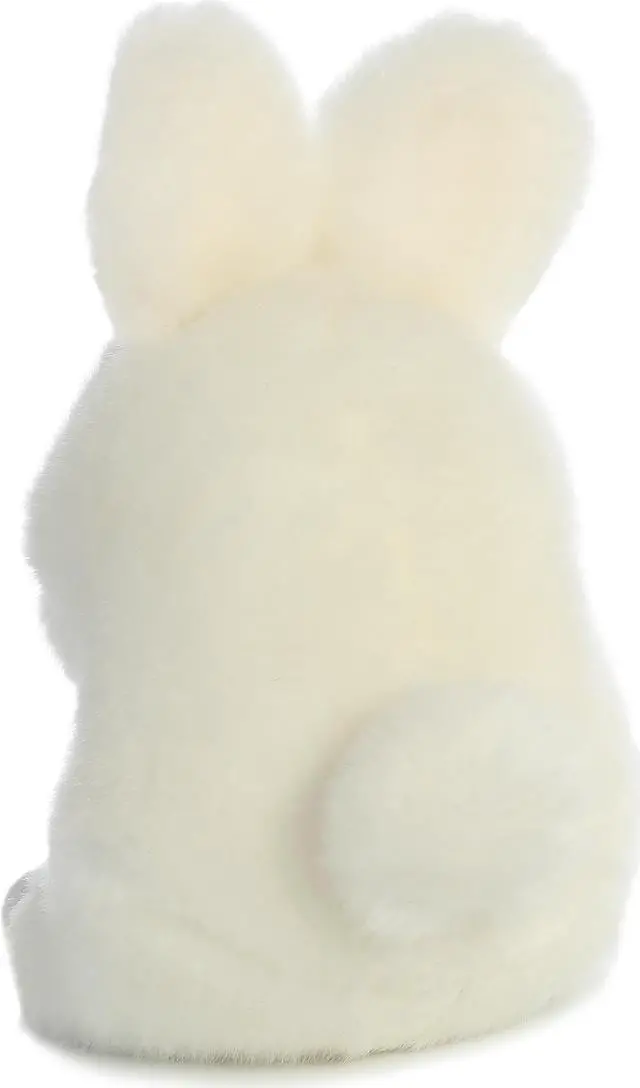 Alt view image 2 of 6 - Aurora® - Mini White Rolly Pet - 5" Bunbun Bunny - Round Stuffed Animal
