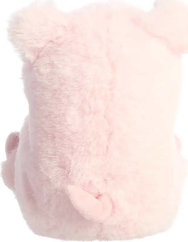 Alt view image 4 of 6 - Aurora® - Mini Pink Rolly Pet - 5" Prankster Pig - Round Stuffed Animal