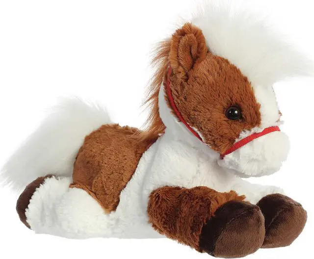 Alt view image 6 of 6 - Aurora® - Medium Brown Breyer® - 11" Pinto Horse - Exquisite Stuffed Animal