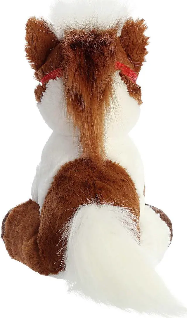 Alt view image 3 of 6 - Aurora® - Medium Brown Breyer® - 11" Pinto Horse - Exquisite Stuffed Animal