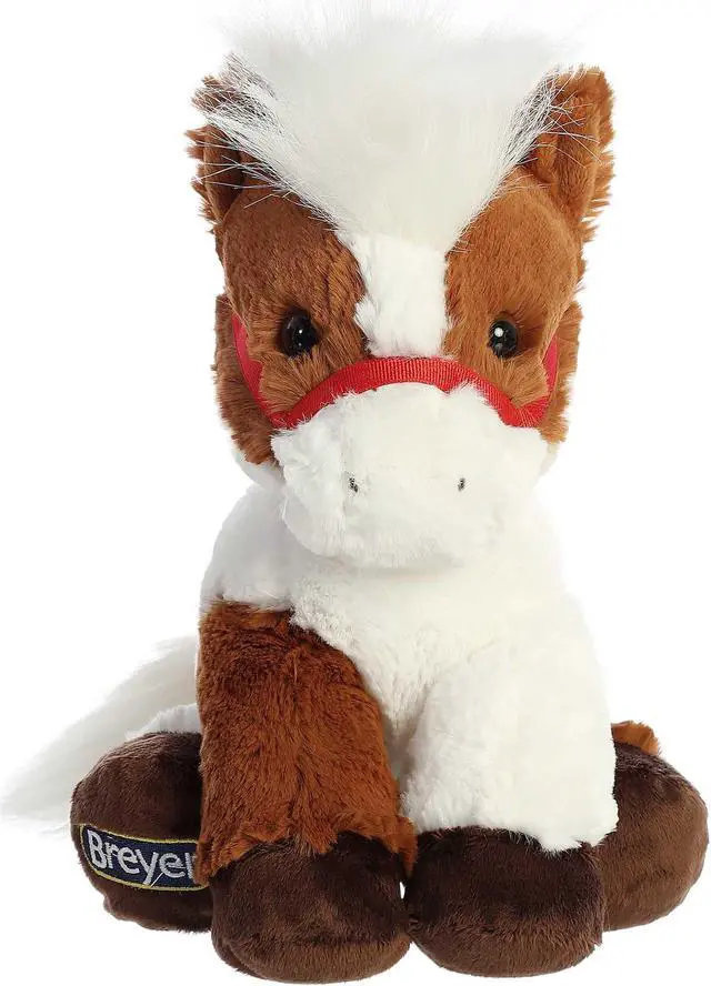 Main image of Aurora® - Medium Brown Breyer® - 11" Pinto Horse - Exquisite Stuffed Animal