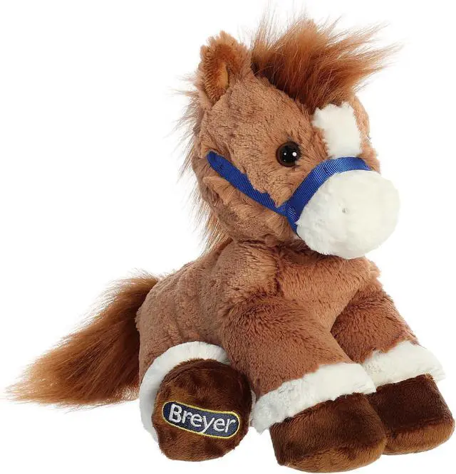 Main image of Aurora® - Medium Brown Breyer® - 11" Chestnut Horse - Exquisite Stuffed Animal
