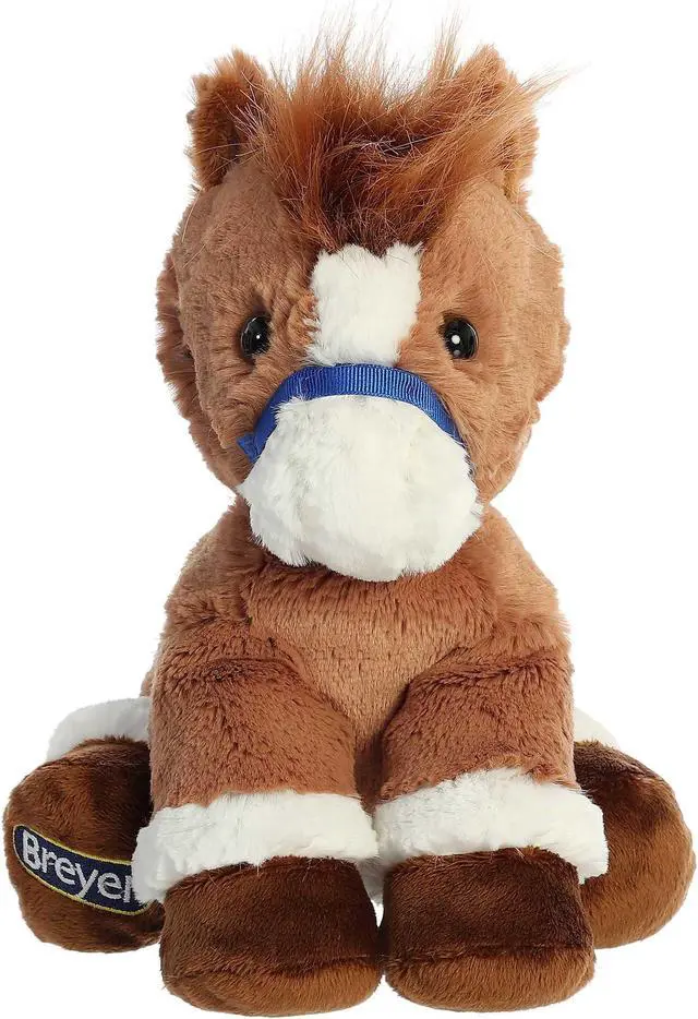 Alt view image 2 of 4 - Aurora® - Medium Brown Breyer® - 11" Chestnut Horse - Exquisite Stuffed Animal