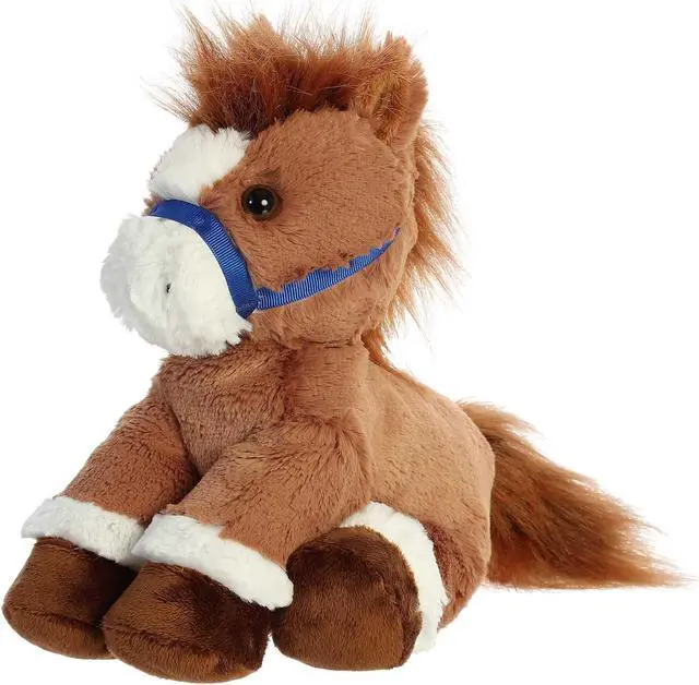 Alt view image 3 of 4 - Aurora® - Medium Brown Breyer® - 11" Chestnut Horse - Exquisite Stuffed Animal