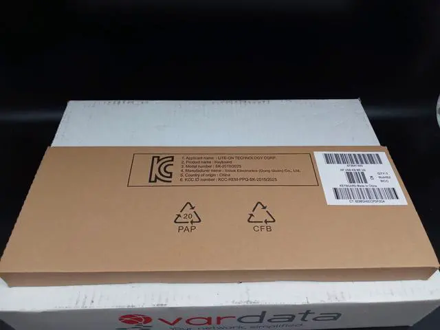 Alt view image 4 of 4 - HP black keyboard  PN 672647-003 KU-1156
