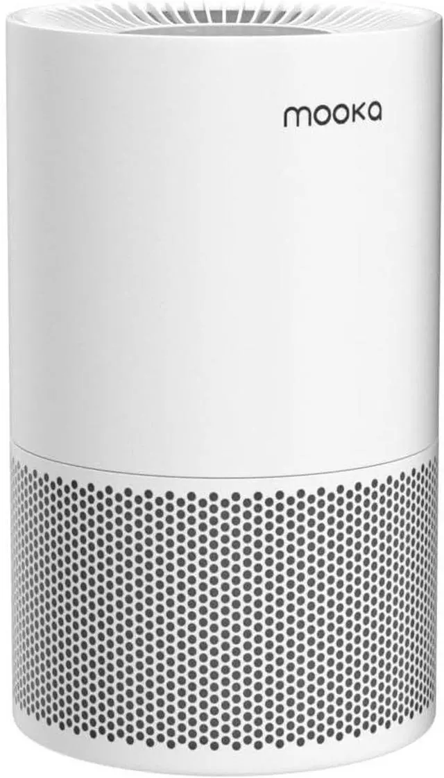 Alt view image 4 of 7 - Air Purifiers for Home Large Rooms up to 1200ft², MOOKA H13 True HEPA Air Purifier for Bedroom Pets with Fragrance Sponge, Timer, Air Filter Cleaner for Smoke, Odor, Dander, Pollen (White)