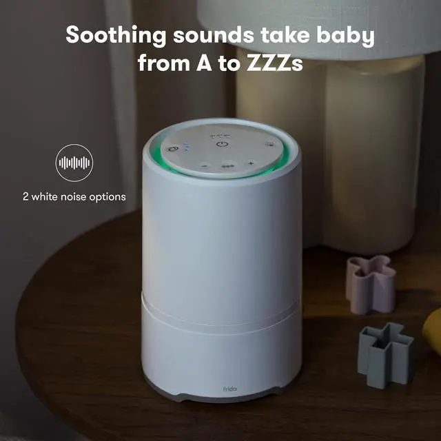 Alt view image 5 of 6 - Baby 3-in-1 Baby Sound Machine for Sleeping, Nightlight + Air Purifier for Bedroom with 3 Fan Speeds, Easy-Change Filter, Auto-Off Timer