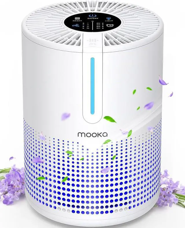 Main image of Air Purifiers for Bedroom Home 430 Sq.Ft,  H13 HEPA Filter Small Portable Air Purifier with USB Cable Fragrance Sponge for Smokers Pollen Pets Dust Odors, Desktop Air Cleaner for Car RV, M01