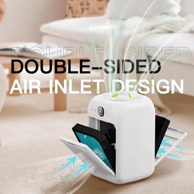 Alt view image 2 of 7 - 2-Pack Air Purifiers for Home Large Room Up to 908 Sq Ft Each One, HEPA Air Purifiers for Bedroom with Aromatherapy, HEPA Filter for Smoke, Pet Dander, 99.9% of 0.1 Microns Particles