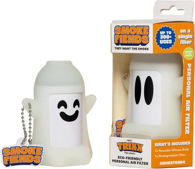 Alt view image 2 of 7 - Portable & Eco-Friendly Personal Air Filter | Discreet HEPA & Carbon Filtration | Biodegradable & Up to 300+ Uses | Keychain Design for On-the-Go Freshness (Trixx)