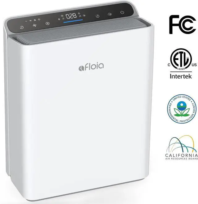 Alt view image 6 of 7 - Air Purifier for Home Large Room Bedroom Up to 2000Ft² with PM2.5 Display Air Quality Sensor&Smart Auto Mode, 3-Stage Filter Cleaner Odor Eliminator, Remove Pet Dander Pollen Allergy Dust Mold Smoke