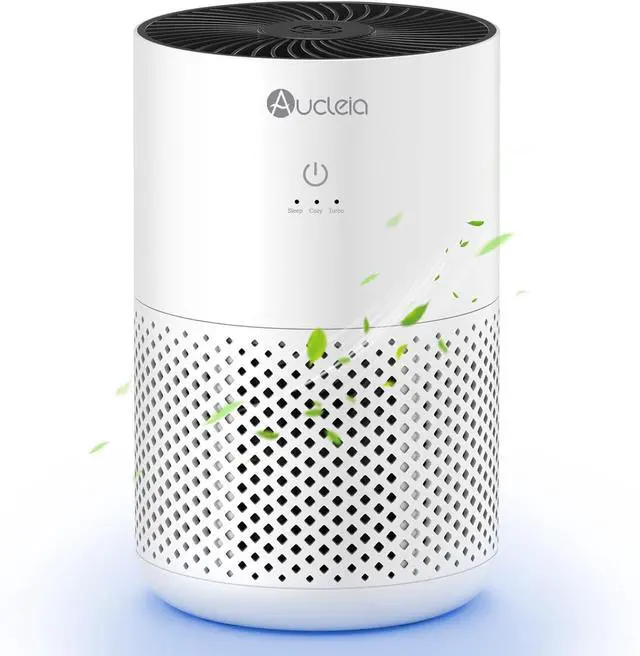 Main image of Air Purifiers for Bedroom up to 588 Ft², 20dB Bedroom Air Purifier for Small Room Removes Dust Pets Hair Smoke Odor with Aromatherapy Function(White)