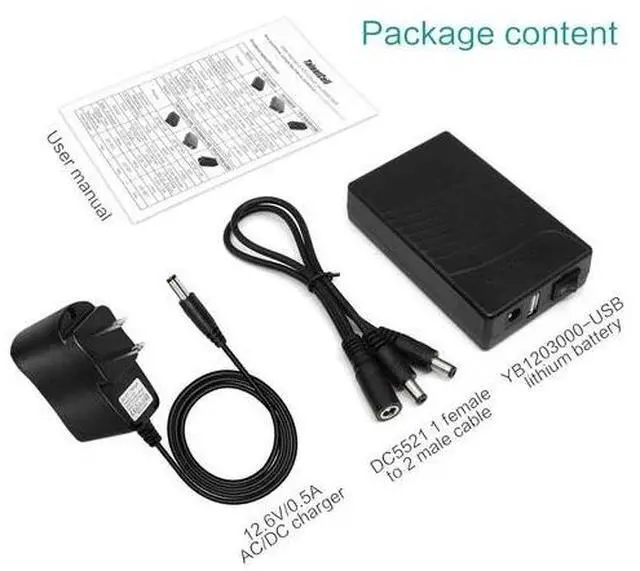 Alt view image 5 of 7 - Talentcell Rechargeable 12V 3000mAh Lithium ion Battery Pack for LED Strip, C...