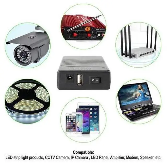 Alt view image 6 of 7 - Talentcell Rechargeable 12V 3000mAh Lithium ion Battery Pack for LED Strip, C...