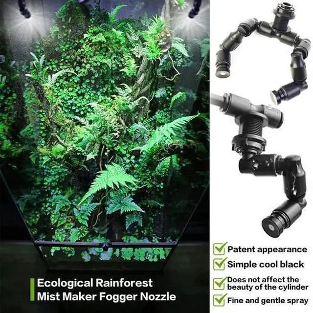 Alt view image 4 of 7 - Reptile Fogger Automatic Reptile Mister Fogger for Terrarium, Timed Terrarium...