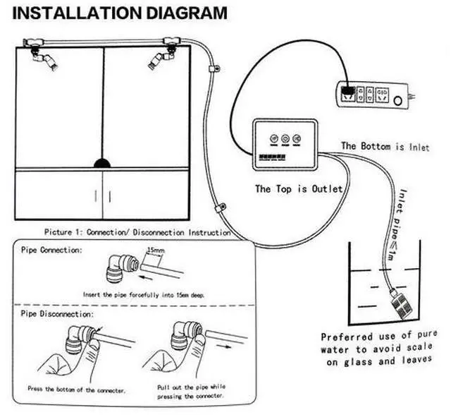 Alt view image 7 of 7 - Reptile Fogger Automatic Reptile Mister Fogger for Terrarium, Timed Terrarium...
