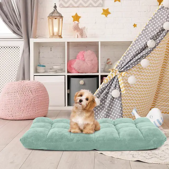 Alt view image 7 of 7 - ARLIME Adjustable Floor Chair, 14-Position Lazy Sofa Chair with Back Support & Thick Padding, Portable Foldable Floor Couch for Adults, Kids, Use in Bedroom, Living Room, Home Theater (Green)