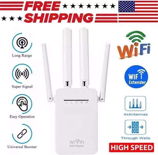 Alt view image 3 of 7 - 1200Mbps WiFi Range Extender Repeater Wireless Amplifier Router Signal Booster