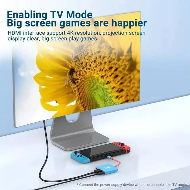Alt view image 3 of 7 - HDMI TV Dock Nintendo Switch Docking Station OLED Replacement Adapter USB 3.0