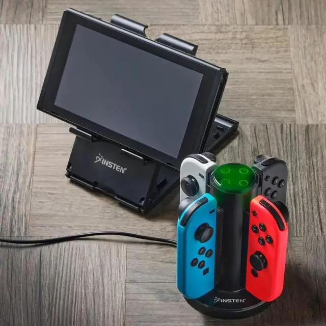 Alt view image 7 of 7 - For Joy-Con Charger, USB Charging Stand Dock Station for Nintendo Switch & OLED