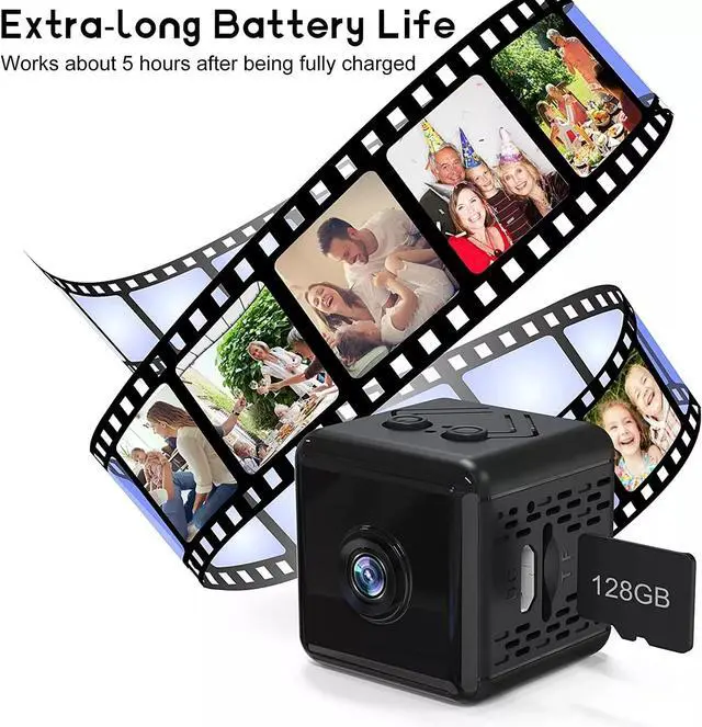 Alt view image 2 of 7 - 1080P Mini Camera WiFi HD IP Night Vision Camcorder Home Security Video Audio